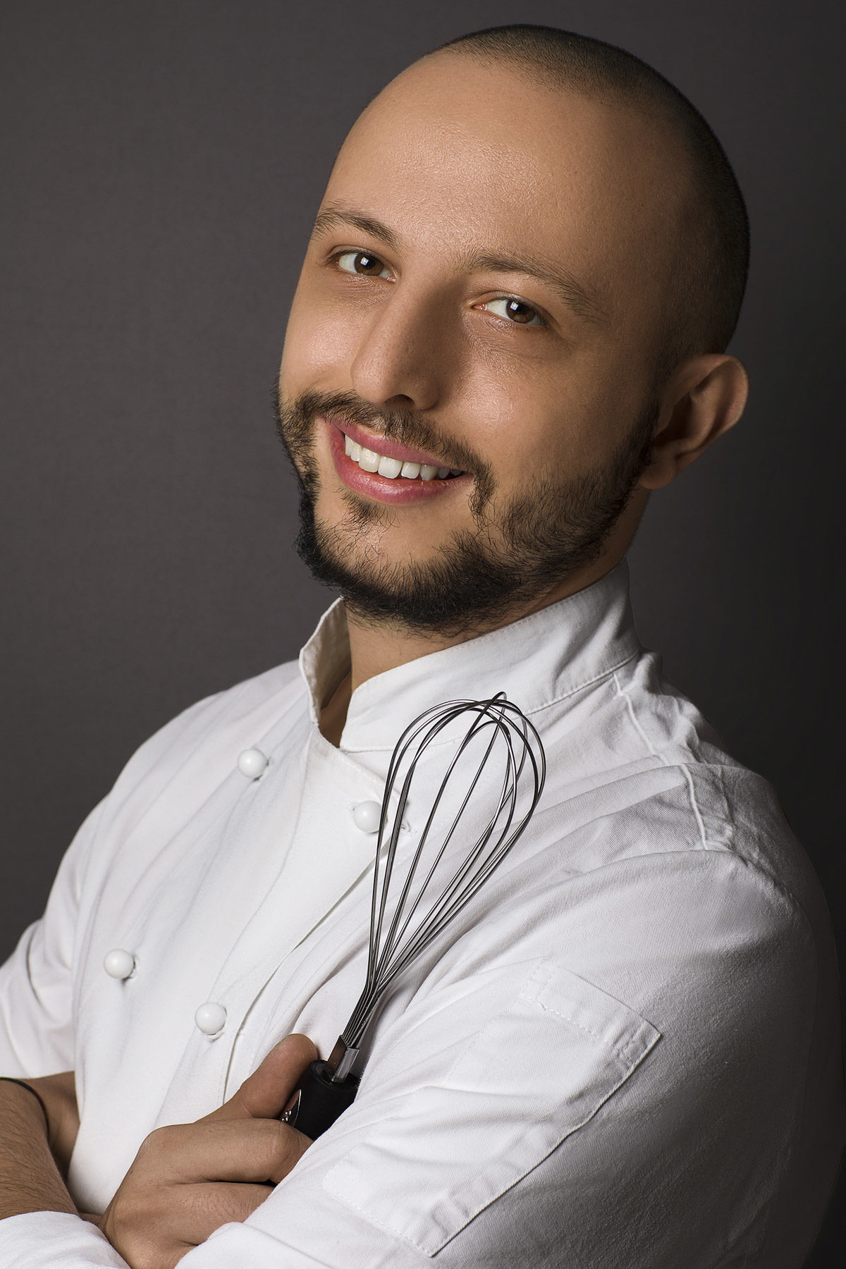 Ritratto Professionale di ucuoco chef - Fotografia - Foto Aziendale - Omar Viara Fotografo a Torino